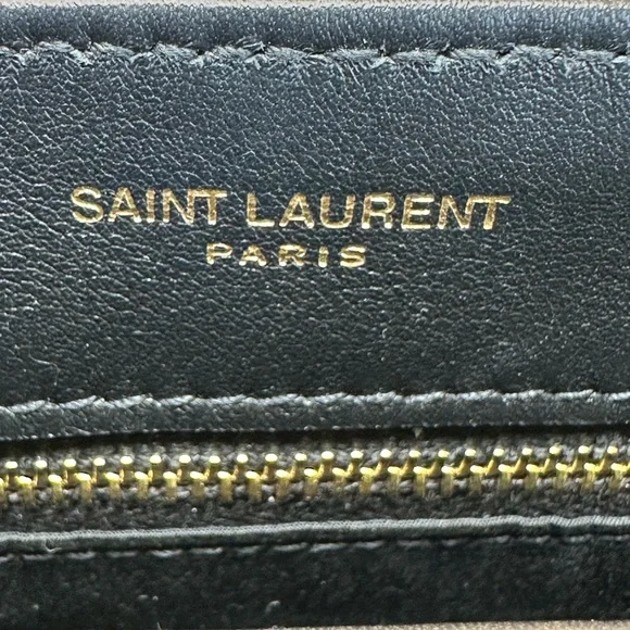 Saint Laurent Loulou Puffer Y Quilted Toy Blue Denim NWT Crossbody Italy COA - Picture 16 of 17